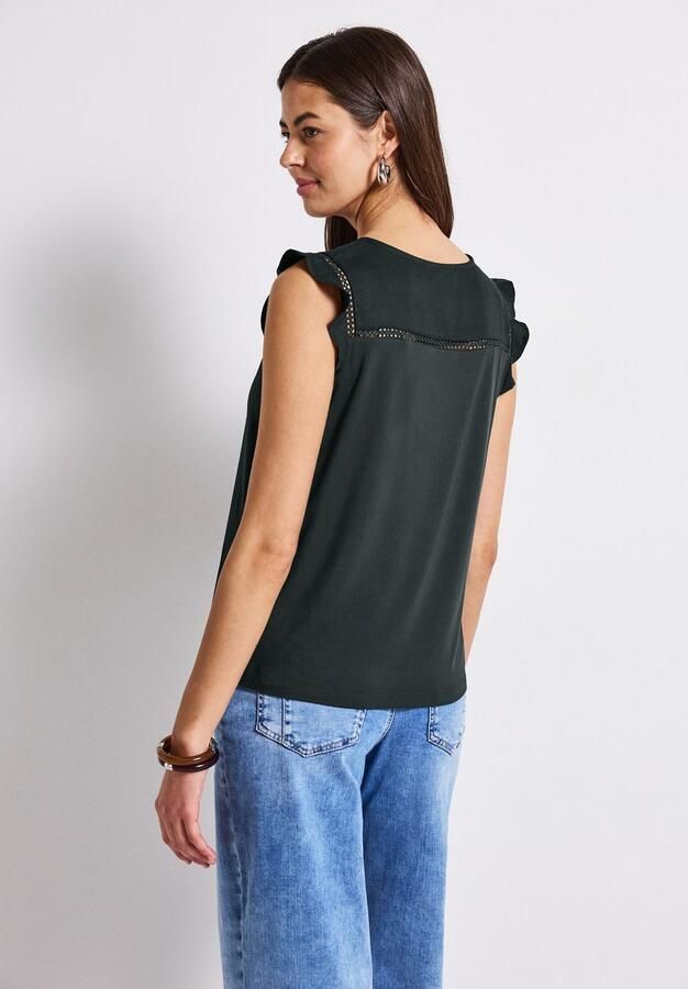 STREET ONE Shirttop met gehaakte details - Foto 4
