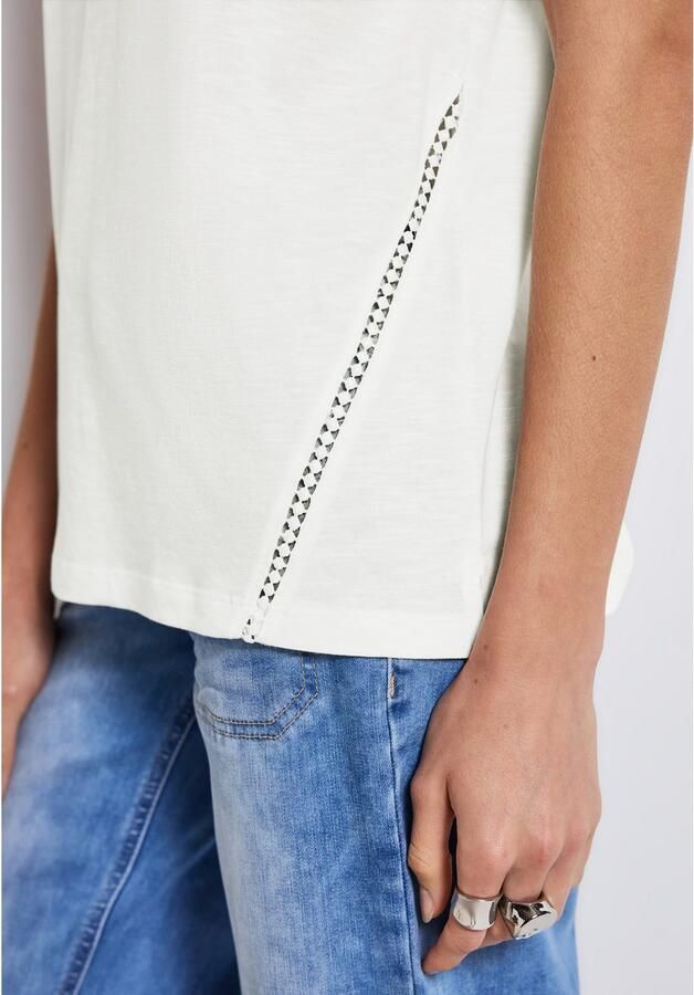 STREET ONE Shirttop met gehaakte details - Foto 2