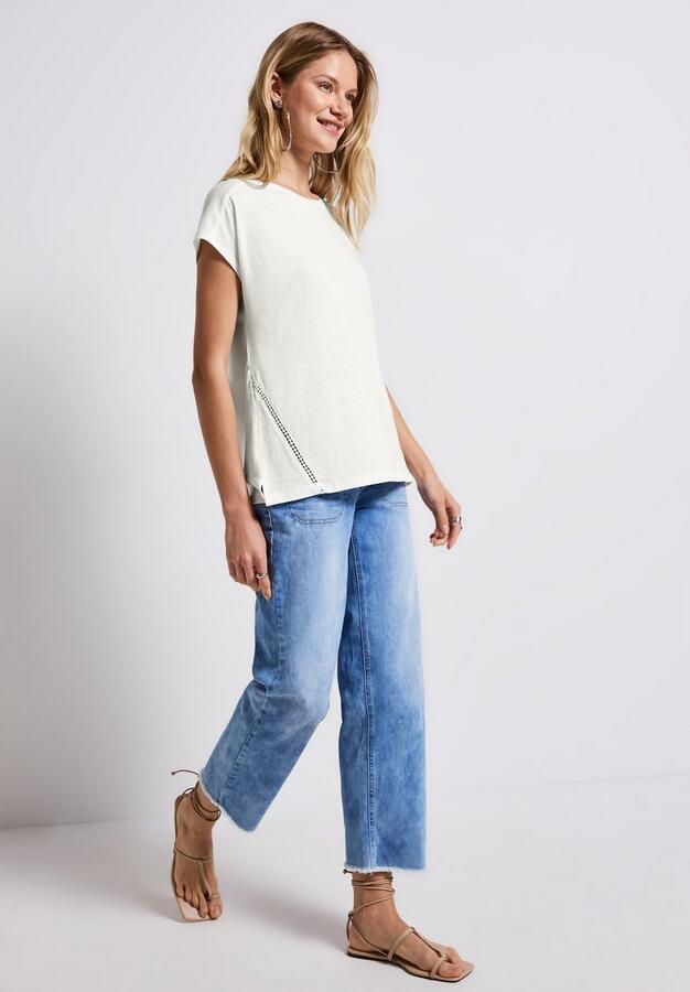 STREET ONE Shirttop met gehaakte details - Foto 5