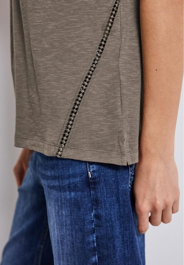 STREET ONE Shirttop met gehaakte details - Foto 2