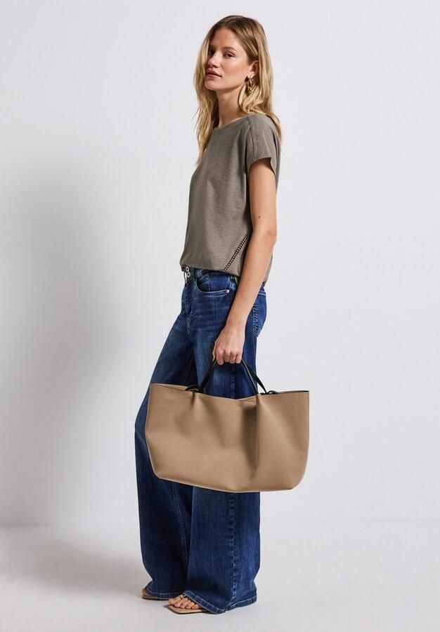 STREET ONE Shirttop met gehaakte details - Foto 5