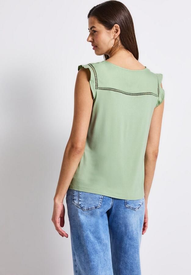 STREET ONE Shirttop met gehaakte details - Foto 5