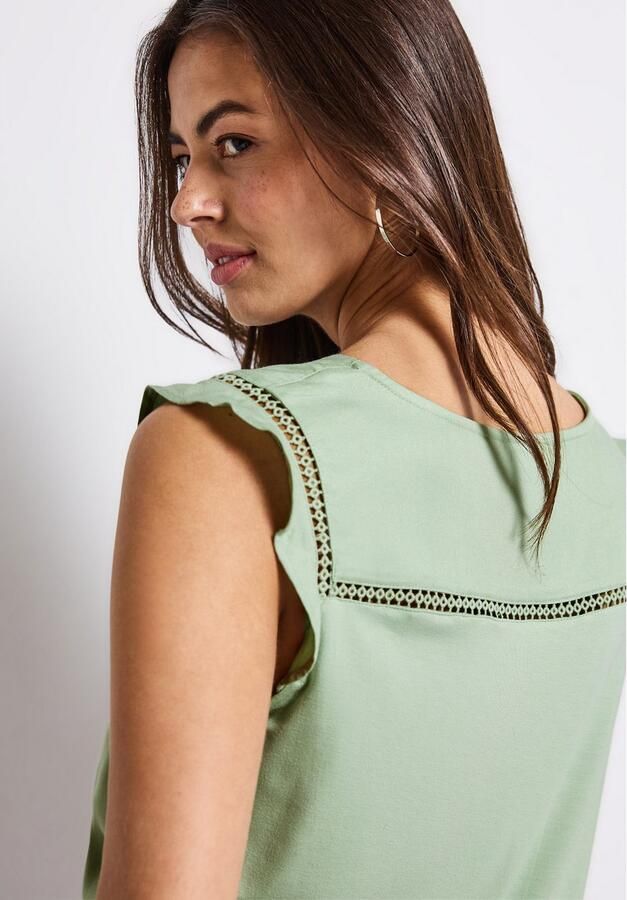 STREET ONE Shirttop met gehaakte details - Foto 2