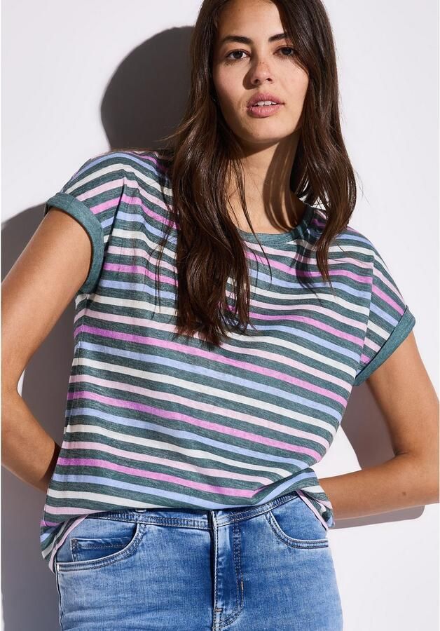 STREET ONE Shirttop met gestreept patroon - Foto 3