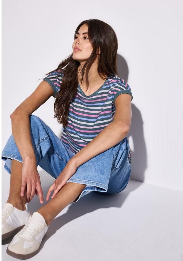 STREET ONE Shirttop met gestreept patroon - Foto 2