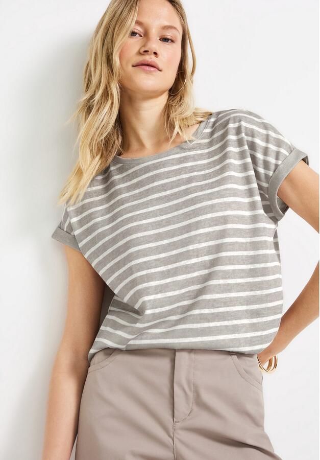 STREET ONE Shirttop met gestreept patroon - Foto 2