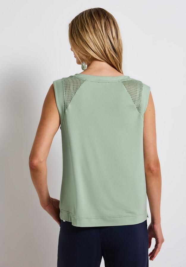 STREET ONE Shirttop met mesh details - Foto 4