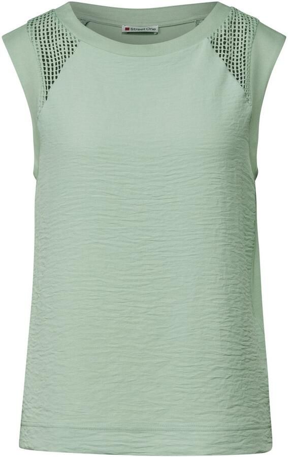 STREET ONE Shirttop met mesh details - Foto 5