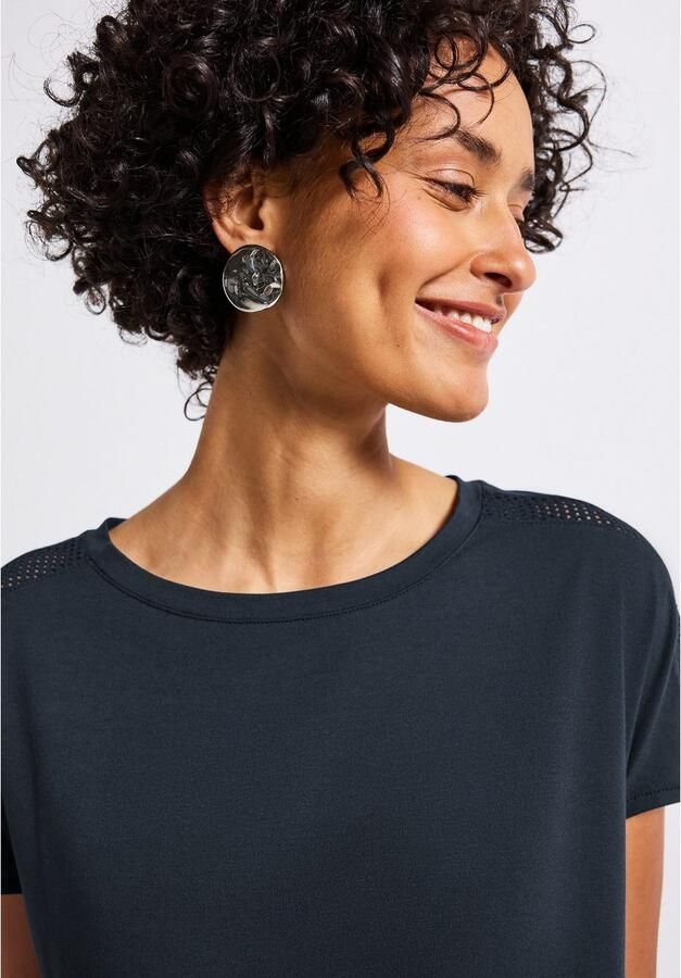 STREET ONE Shirttop met meshdetail - Foto 2