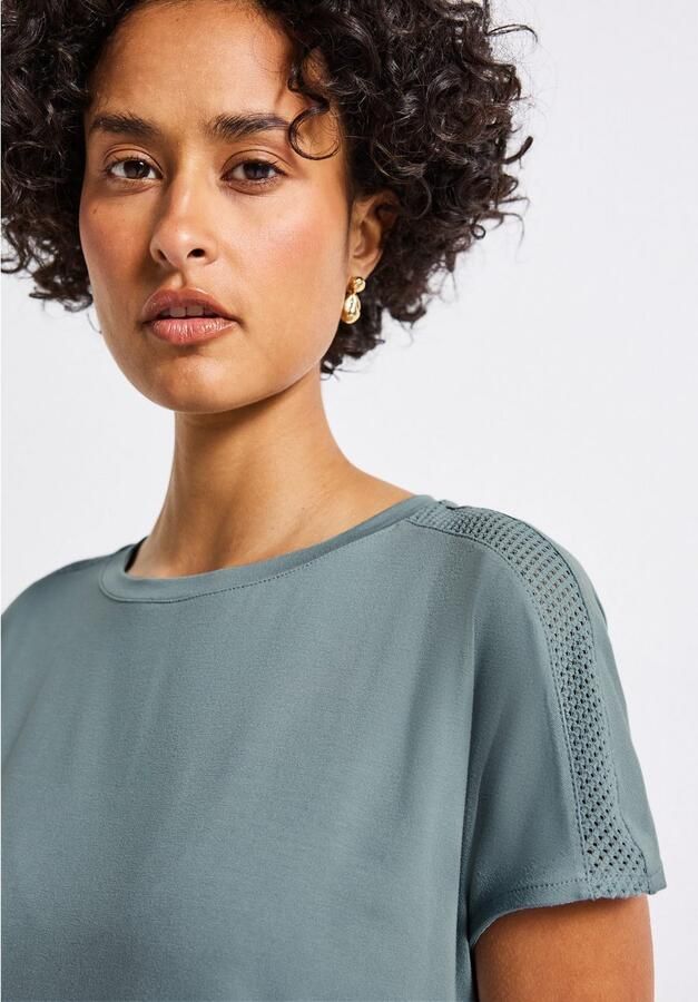 STREET ONE Shirttop met meshdetail - Foto 2