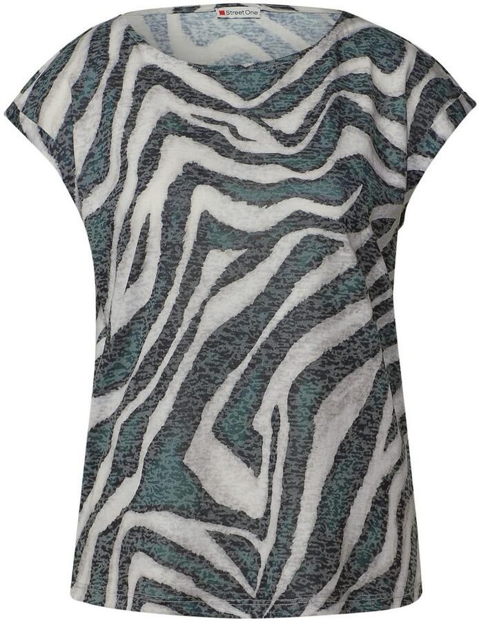 STREET ONE Shirttop met print all-over