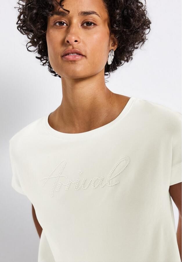 STREET ONE Shirttop met tekstborduursel - Foto 3