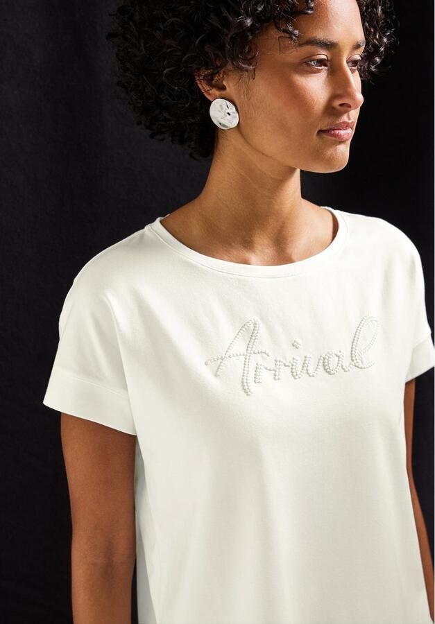 STREET ONE Shirttop met tekstborduursel - Foto 4