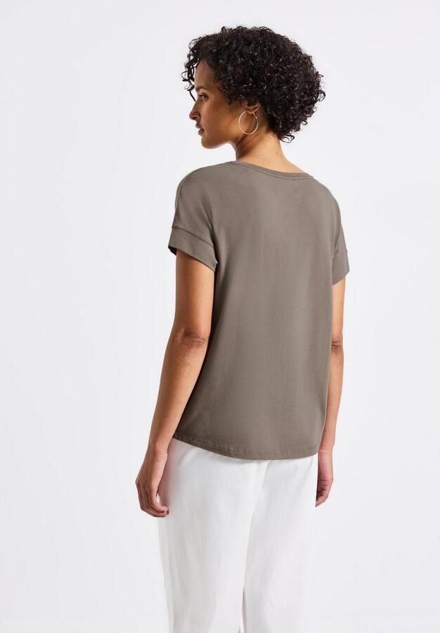 STREET ONE Shirttop met tekstborduursel - Foto 5