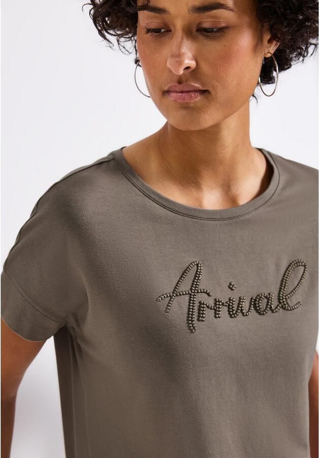 STREET ONE Shirttop met tekstborduursel - Foto 2