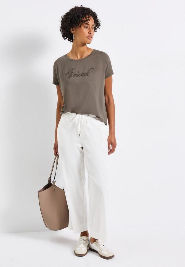 STREET ONE Shirttop met tekstborduursel - Foto 6