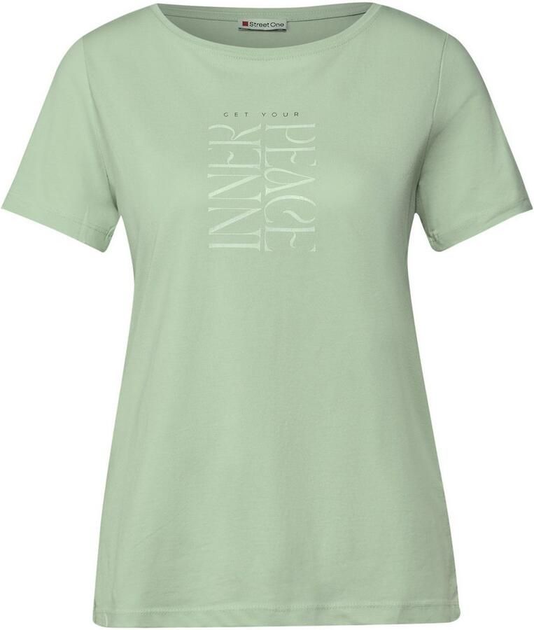 STREET ONE Shirttop met tekstprint