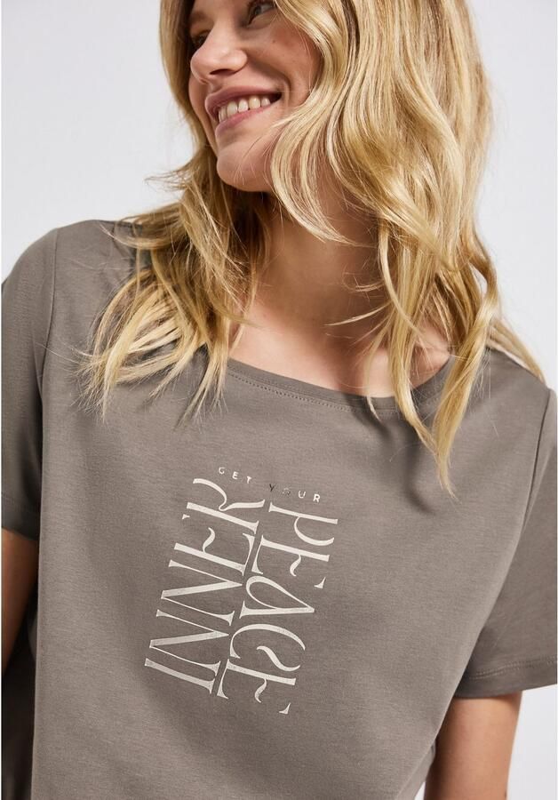 STREET ONE Shirttop met tekstprint - Foto 2