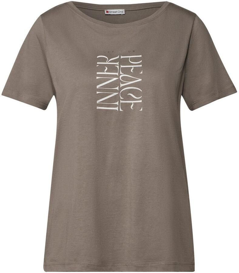 STREET ONE Shirttop met tekstprint