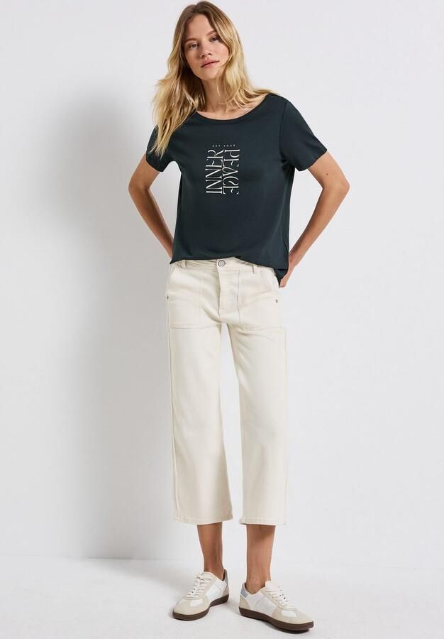 STREET ONE Shirttop met tekstprint - Foto 5