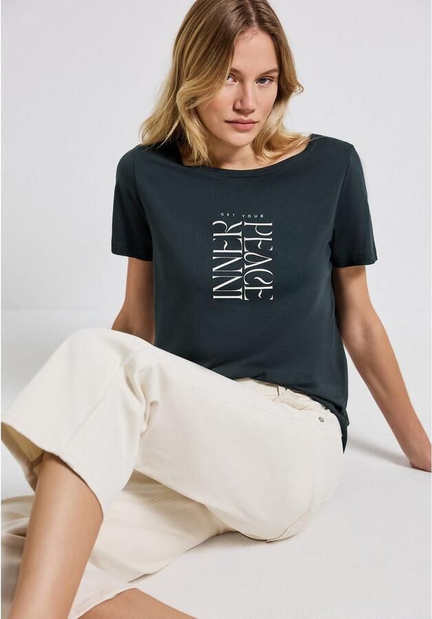 STREET ONE Shirttop met tekstprint - Foto 2