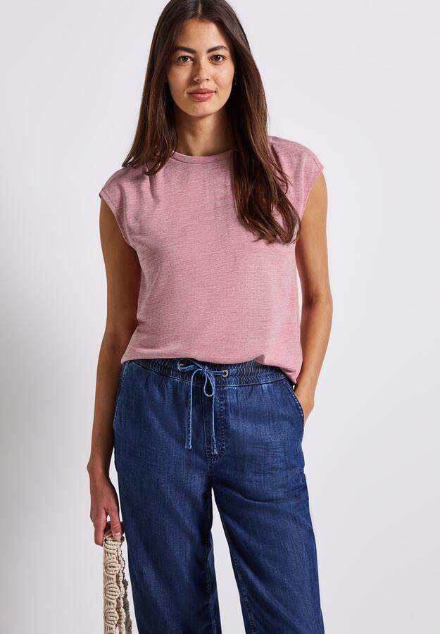 STREET ONE Shirttop Style LEA met elastische taille - Foto 4