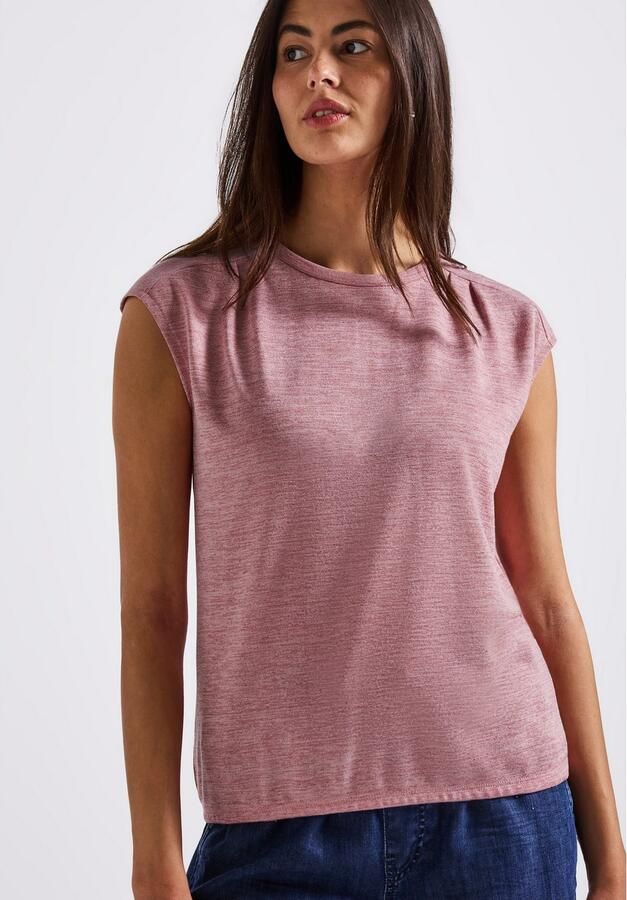 STREET ONE Shirttop Style LEA met elastische taille