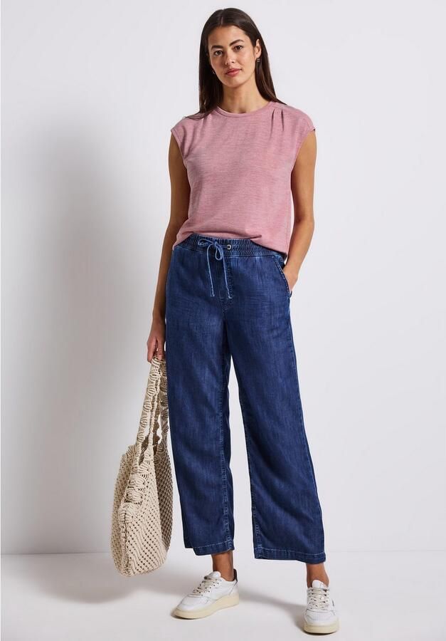 STREET ONE Shirttop Style LEA met elastische taille - Foto 3