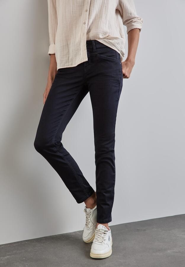 Street One Casual Fit Jeans met Slim Legs Black Dames - Foto 6