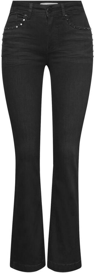STREET ONE Slim fit jeans met studs - Foto 2