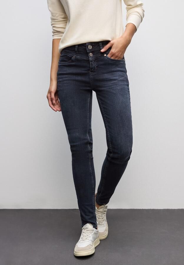 STREET ONE Slim fit jeans Style York in 5-pocket-stijl en met stretch - Foto 5