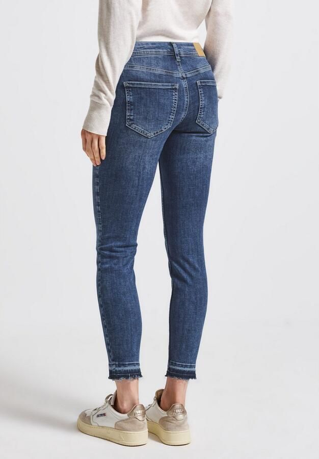 STREET ONE Slim fit jeans Style York met glitterdetails - Foto 7
