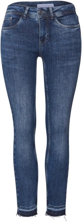 STREET ONE Slim fit jeans Style York met glitterdetails - Foto 6