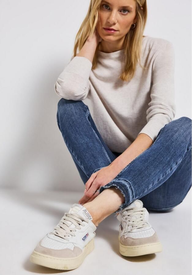 STREET ONE Slim fit jeans Style York met glitterdetails - Foto 4