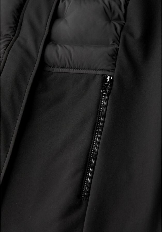 STREET ONE Softshell-jack met details en capuchon met tunnelkoord