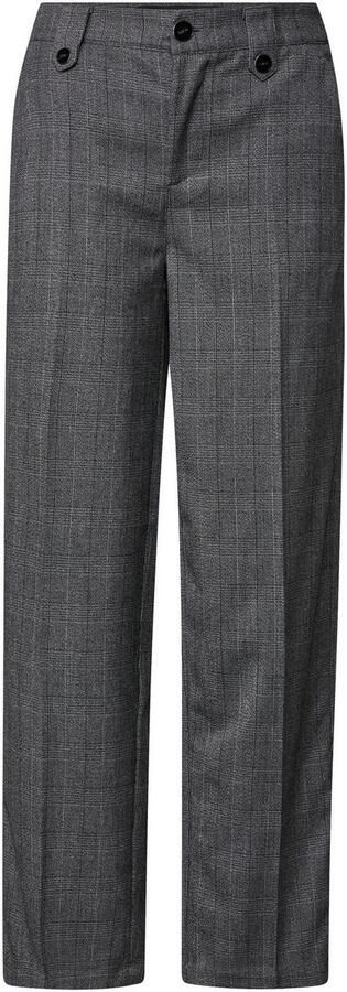 STREET ONE Stoffen broek geruit met viscose en stretch - Foto 2