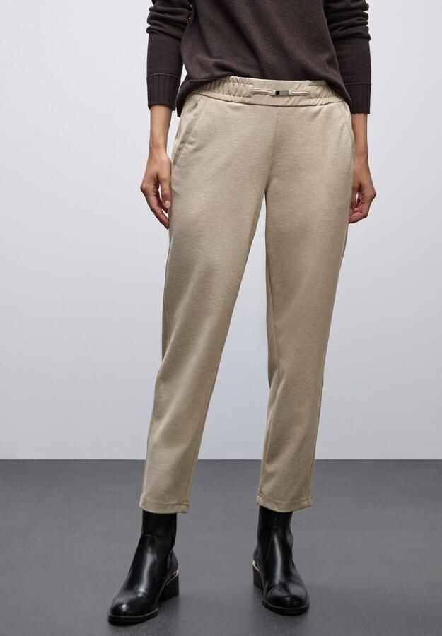 STREET ONE Stoffen broek Style Bonny met elastische taille - Foto 6
