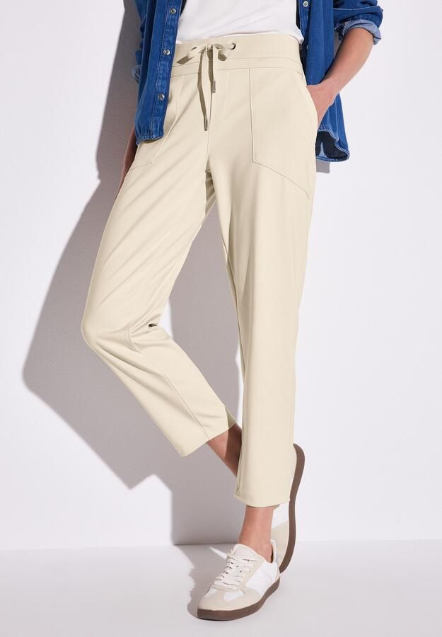 STREET ONE Stoffen broek Style Bonny Zomerbroek met tunnelkoord in de band - Foto 6