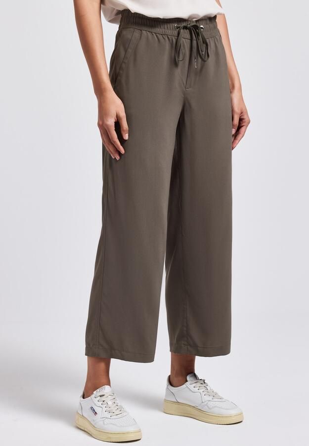 STREET ONE Stoffen broek Style Emee Zomerbroek met elastische tailleband met trekkoord - Foto 7