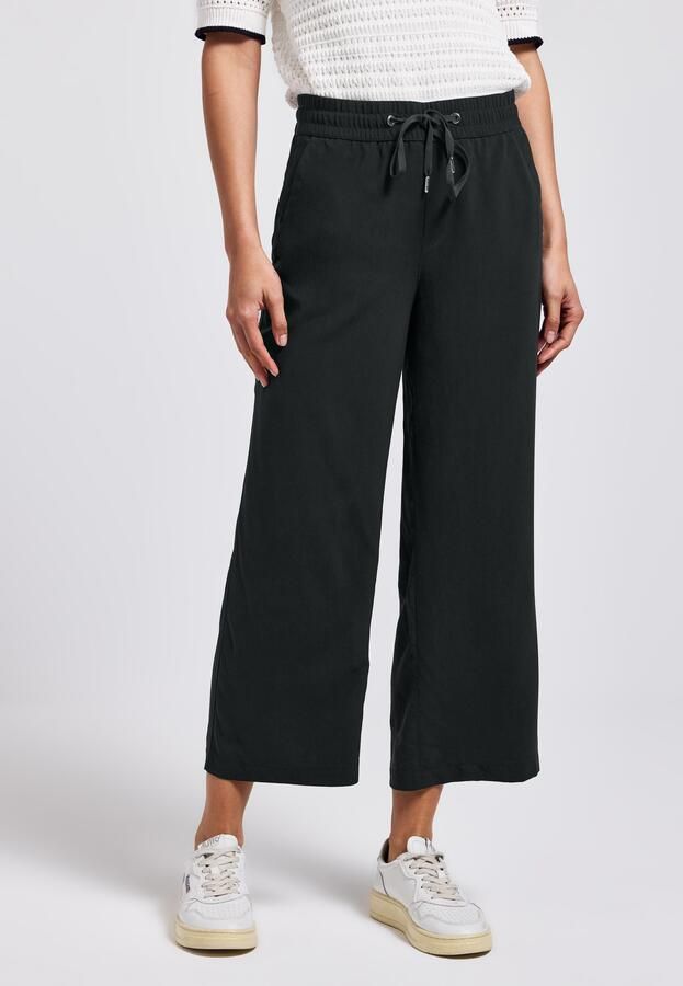 STREET ONE Stoffen broek Style Emee Zomerbroek met elastische tailleband met trekkoord - Foto 7