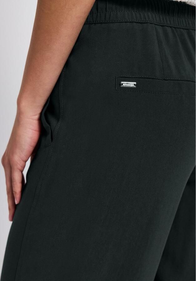 STREET ONE Stoffen broek Style Emee Zomerbroek met elastische tailleband met trekkoord