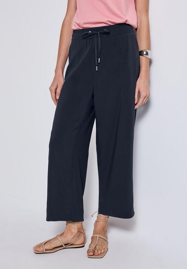 STREET ONE Stoffen broek Style Emee Zomerbroek met elastische tailleband met trekkoord - Foto 4