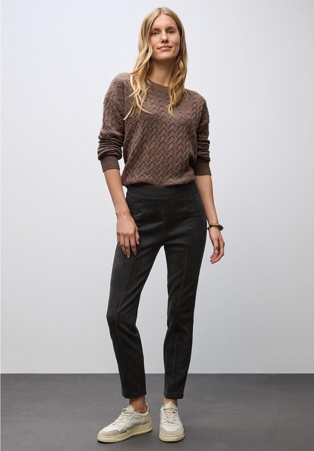 STREET ONE Stoffen broek Style Hope met elastische taille - Foto 3