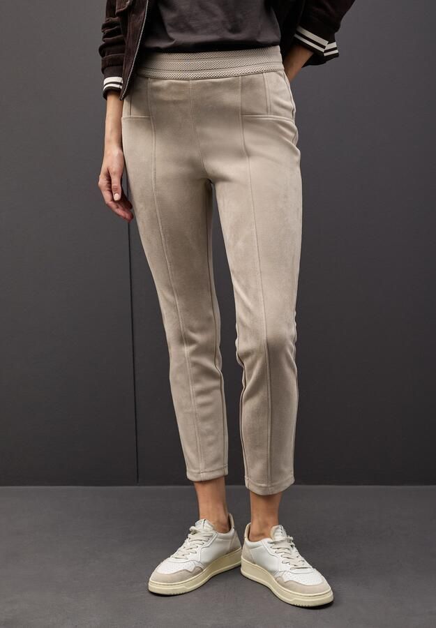 STREET ONE Stoffen broek Style Hope met elastische taille - Foto 7