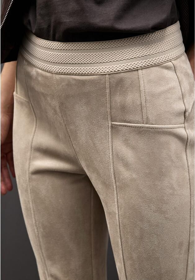 STREET ONE Stoffen broek Style Hope met elastische taille