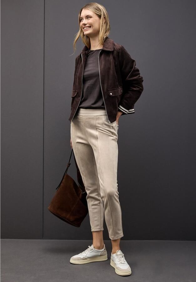 STREET ONE Stoffen broek Style Hope met elastische taille - Foto 4