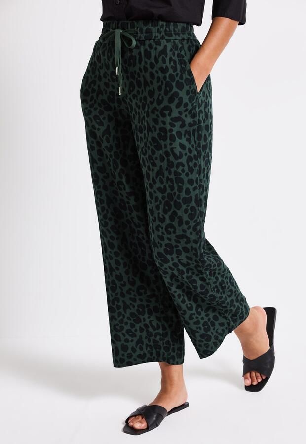 STREET ONE Stoffen broek Zomerbroek gedessineerd in mousseline-look - Foto 6