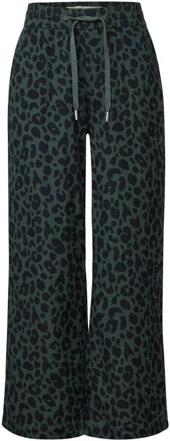 STREET ONE Stoffen broek Zomerbroek gedessineerd in mousseline-look - Foto 5
