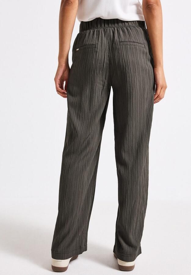 STREET ONE Stoffen broek Zomerbroek met elastische band - Foto 4