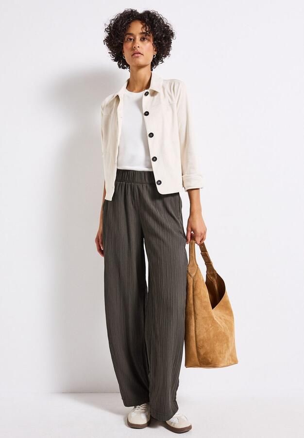 STREET ONE Stoffen broek Zomerbroek met elastische band - Foto 5